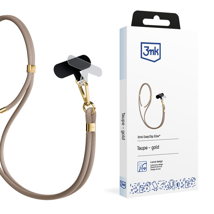 3mk Easyclip Elite -  Taupe (gold)