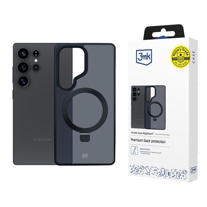 3mk Smoke Case Mag&stand - Samsung Galaxy S25 Ultra