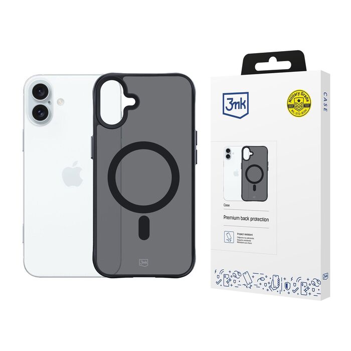 3mk Smoke Magcase - Apple iPhone 16 Plus