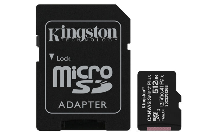 Kingston Technology Canvas Select Plus 512 GB SDXC UHS-I Classe 10