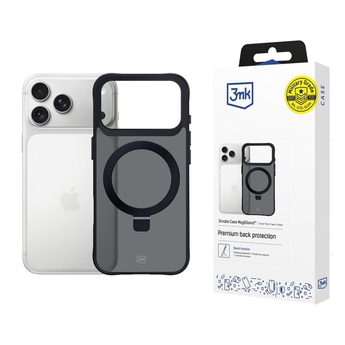 3mk Smoke Case Mag&stand - Apple iPhone 17 Pro Max