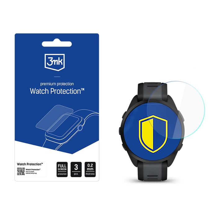 3mk Watch Protection - Flexibleglass Garmin Forerunner 165/ 165 Music
