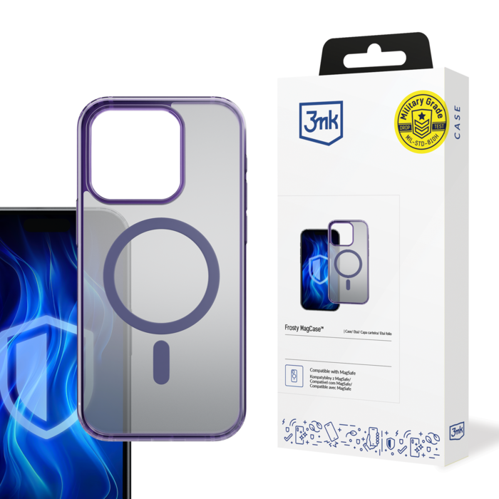 3mk Frosty Magcase Purple - Apple iPhone 13 Pro