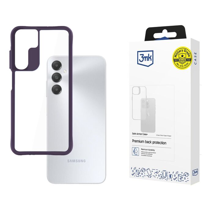3mk Satin Armor Case+ Purple - Samsung Galaxy A15 5G