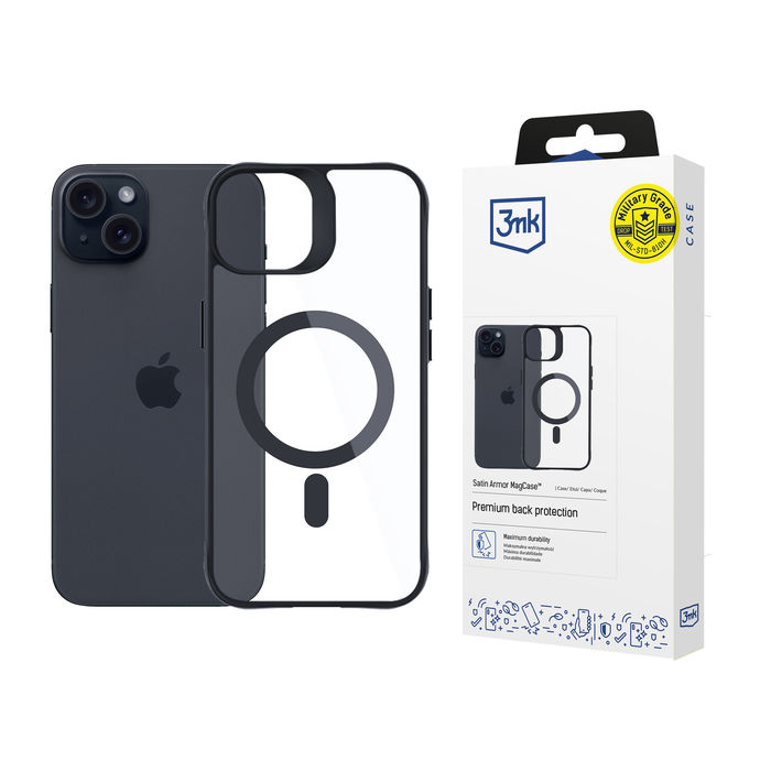3mk Satin Armor Magcase - Apple iPhone 15 Plus