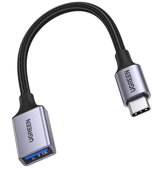 Ugreen US378 cabo USB USB 3.2 Gen 1 (3.1 Gen 1) USB A USB C 5 Gbit/s Preto