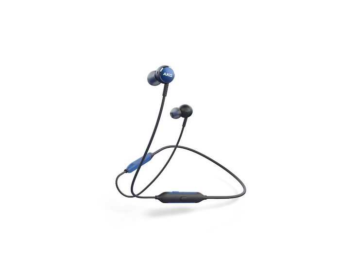 Samsung GP-Y100HAHHB Auscultadores Sem fios Fita de pescoço Chamadas/Música Bluetooth Azul, Cinzento