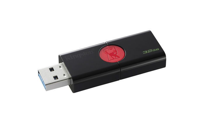 Kingston Technology DataTraveler 106 unidade de memória USB 32 GB USB Type-A 3.2 Gen 1 (3.1 Gen 1) Preto, Vermelho