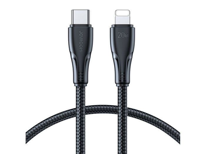 Cabo Joyroom serie superpass USB-C - Lightning  | 20W | Preto