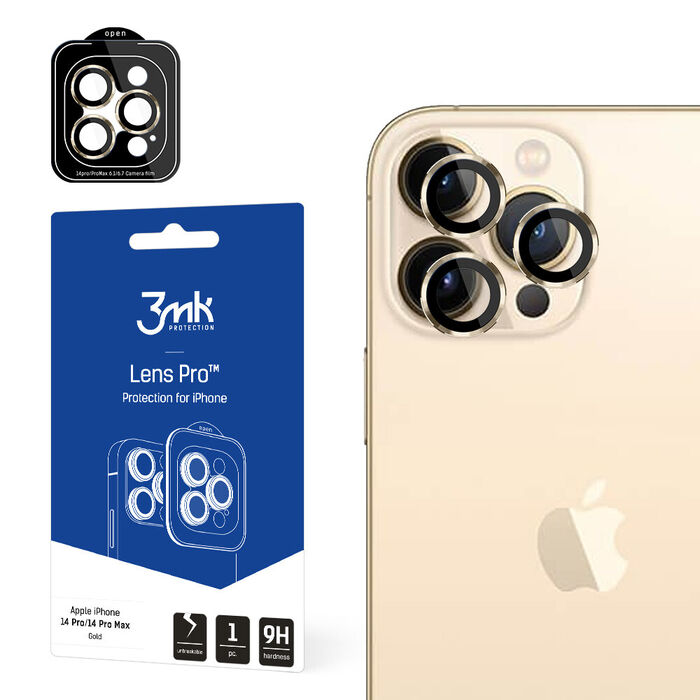 3mk Lens Protection Pro - Lens iPhone 14 (gold)
