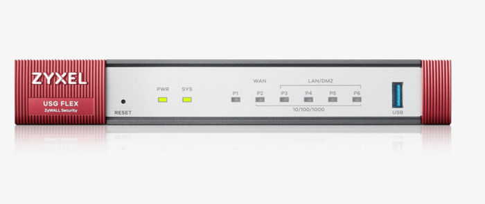 Zyxel USG Flex 100 firewall de hardware 0,9 Gbit/s