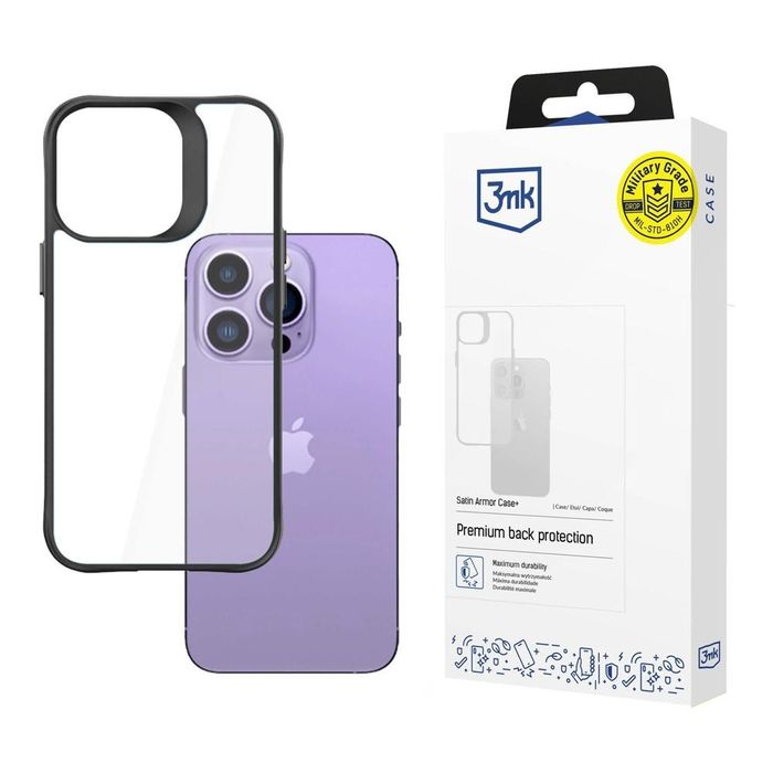 3mk Satin Armor Case+ - Apple iPhone 14 Pro Max