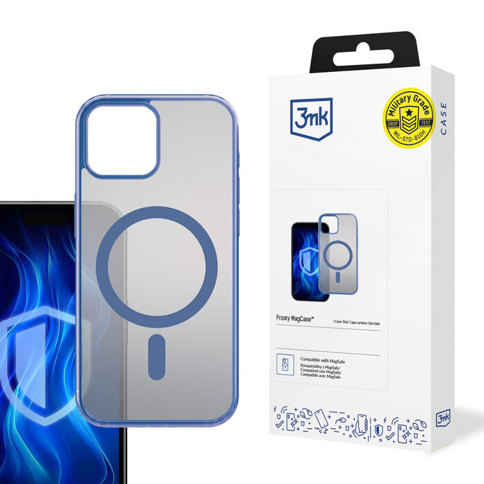 3mk Frosty Magcase Blue - Apple iPhone 12 Pro Max
