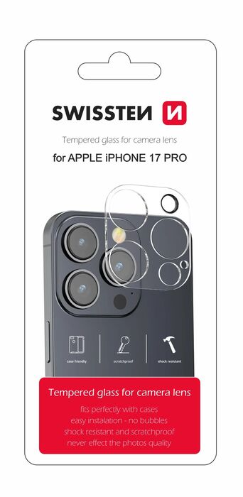 Swissten Vidro Temperado para as lentes iPhone 17 Pro