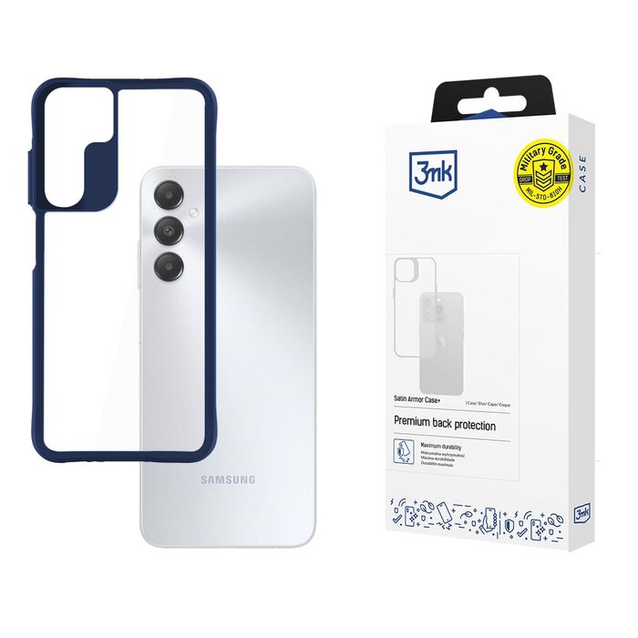3mk Satin Armor Case+ Blue - Samsung Galaxy A15 5G