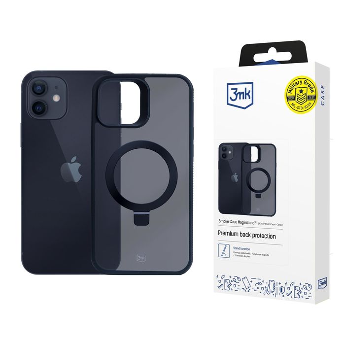 3mk Smoke Case Mag&stand - Apple iPhone 12/12 Pro