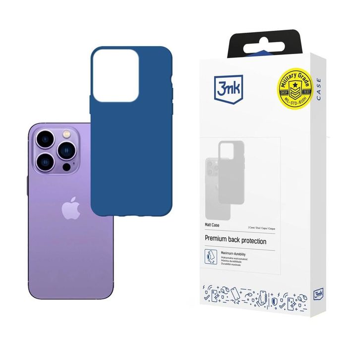 3mk Matt Case Blueb - Apple iPhone 14 Pro Max