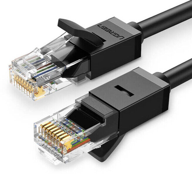 Ugreen 20164 cabo de rede Preto 10 m Cat6 U/UTP (UTP)