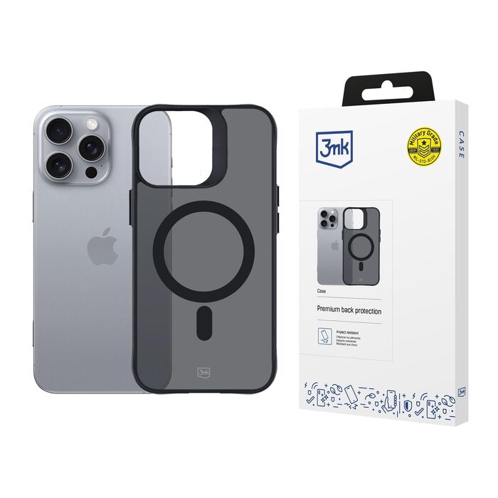 3mk Smoke Magcase - Apple iPhone 16 Pro Max