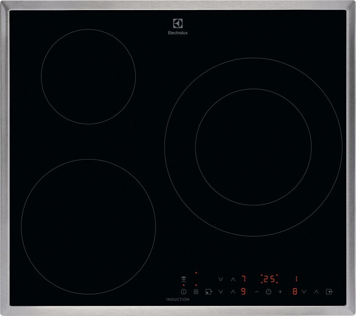 Electrolux Placa de indução LIT6346M de 3 zonas e 60 cm