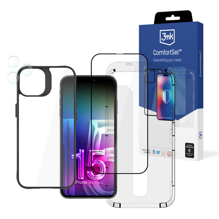 3mk Comfort Set 4 In 1 - Apple iPhone 15 Pro