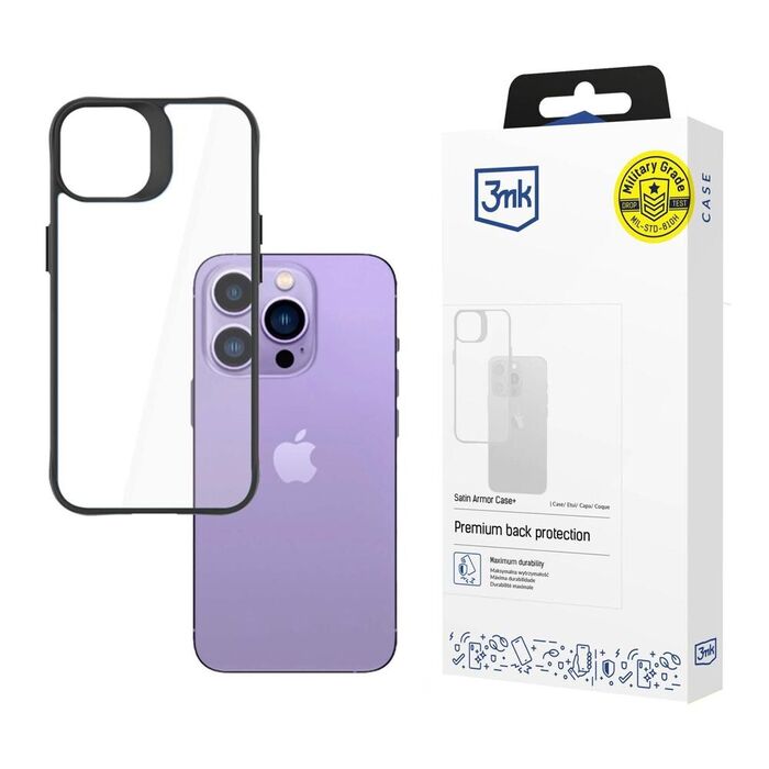 3mk Satin Armor Case+ - Apple iPhone 14 Pro