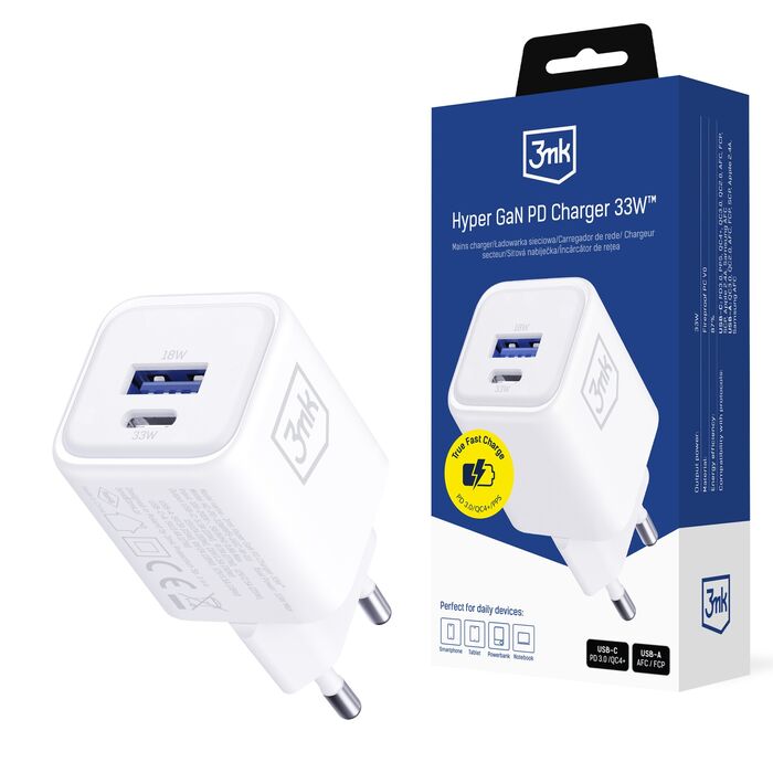3mk Hyper Charger Pd 33W Gan Qc4+ Pps Afc Fcp 1a1c