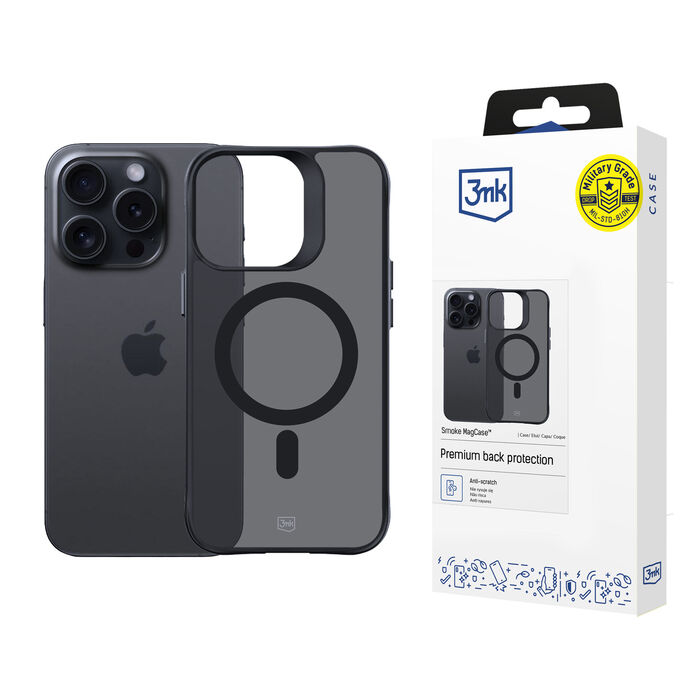 3mk Smoke Magcase - Apple iPhone 15 Pro Max