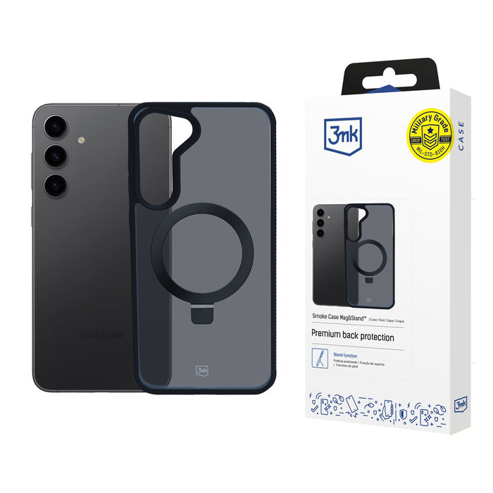 3mk Smoke Case Mag&stand - Samsung Galaxy S24+