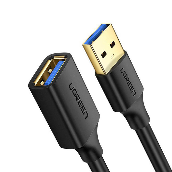Ugreen US129 cabo USB USB 3.2 Gen 1 (3.1 Gen 1) 0,5 m USB A 5 Gbit/s Preto