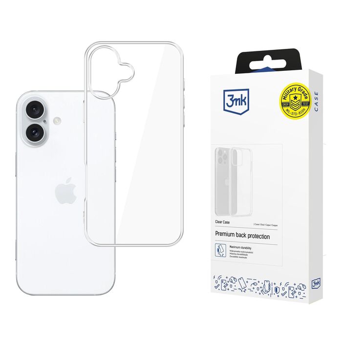3mk Clear Case - Apple iPhone 17