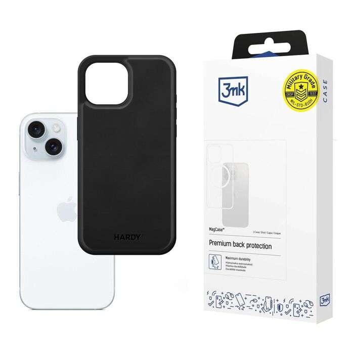 3mk Hardy Apple Silky Leather Magcase - Apple iPhone 15