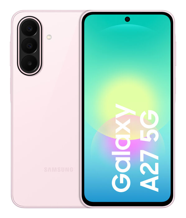 Samsung GALAXY A27 5G 17 cm (6.7") Dual SIM híbrido Android 16.0 USB Type-C 6 GB 128 GB 5000 mAh Cor de rosa claro