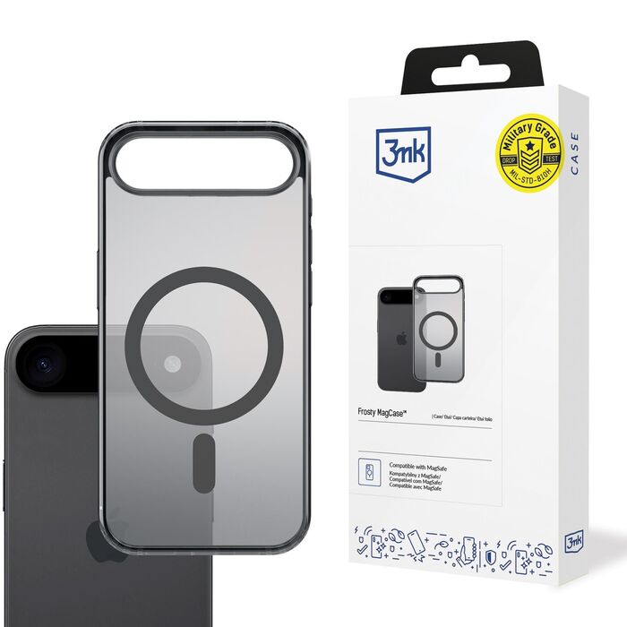 3mk Frosty Magcase Black - Apple iPhone Air