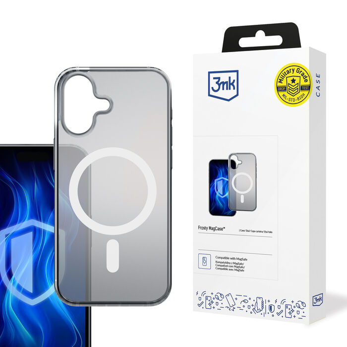 3mk Frosty Magcase White - Apple iPhone 16