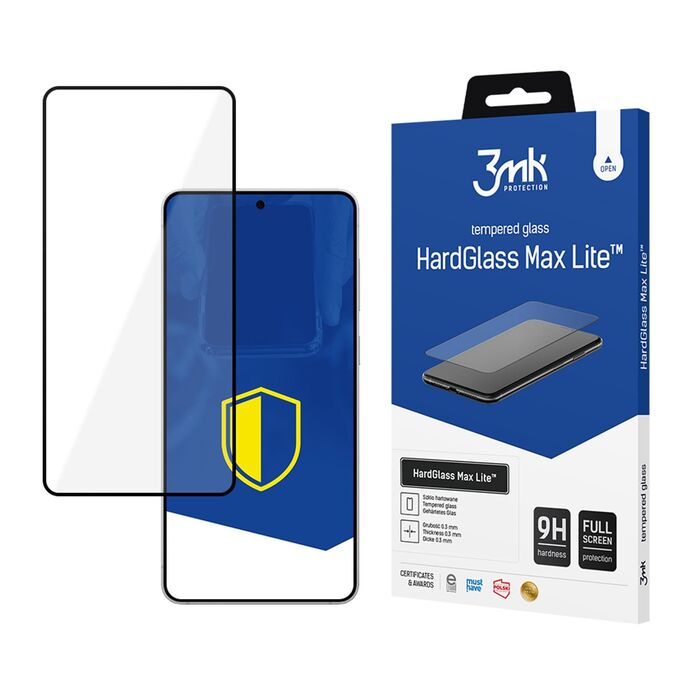 3mk HardGlass Max Lite - Samsung S25 Edge