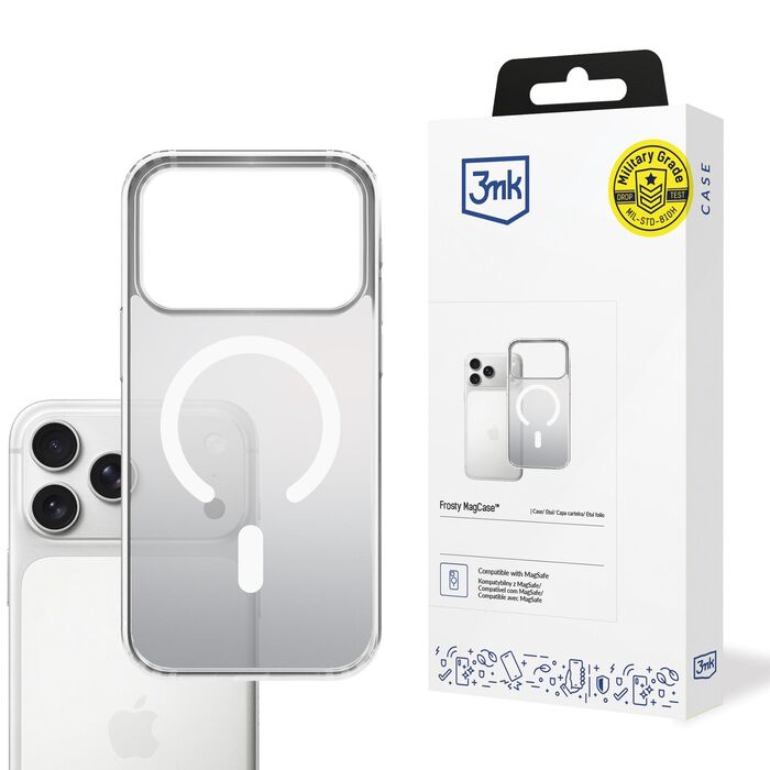 3mk Frosty Magcase White - Apple iPhone 17 Pro