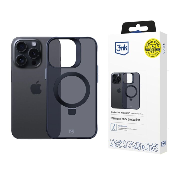 3mk Smoke Case Mag&stand - Apple iPhone 13 Pro Max