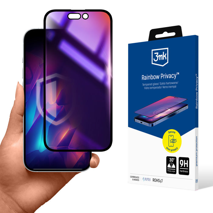 3mk Privacy Rainbow - iPhone 16 Pro Max