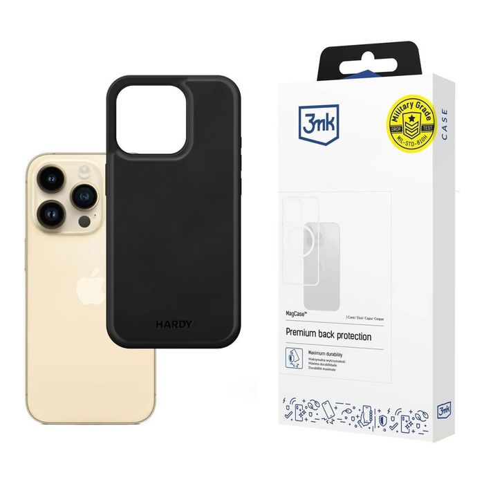 3mk Hardy Apple Silky Leather Magcase - Apple iPhone 14 Pro