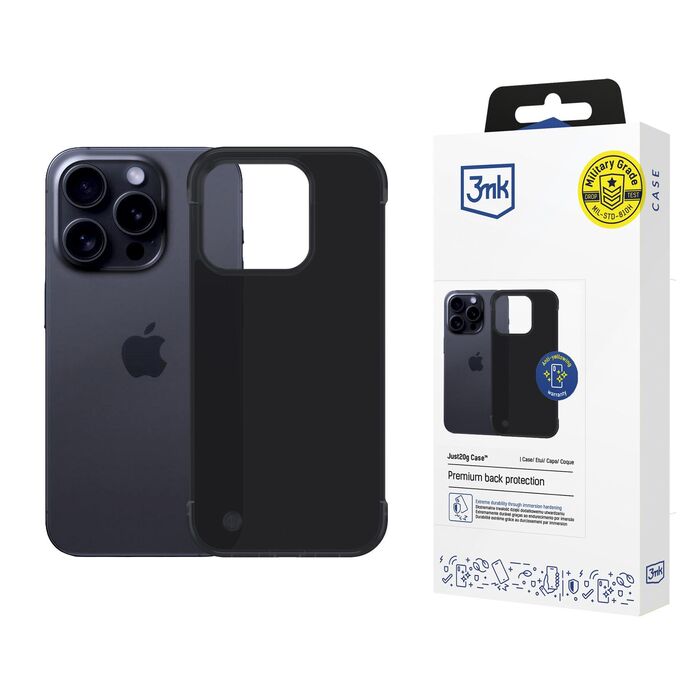 3mk Just20g Matt Case - Apple iPhone 16 Pro Max