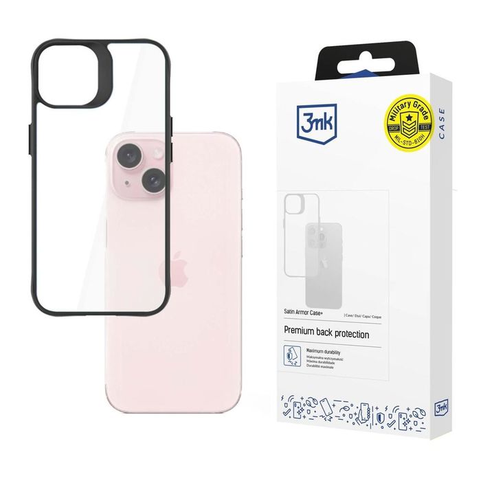 3mk Satin Armor Case+ - Apple iPhone 15 Plus