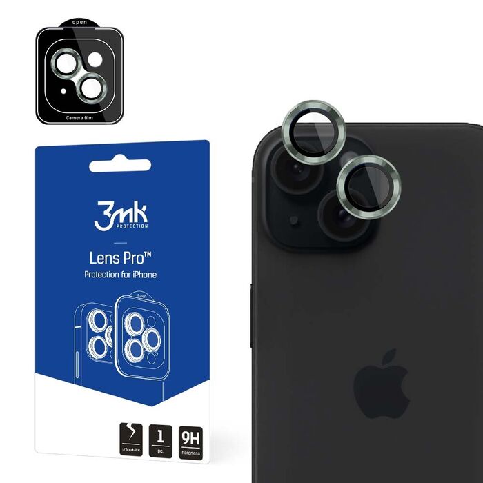 3mk Lens Protection Pro - Lens iPhone 15 (green)
