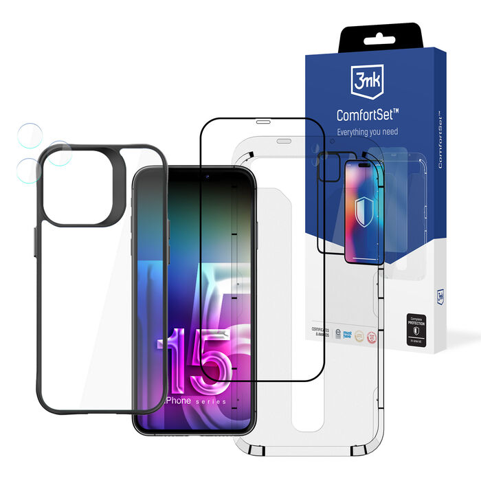 3mk Comfort Set 4 In 1 - Apple iPhone 15 Pro Max