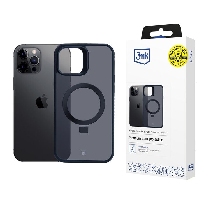 3mk Smoke Case Mag&stand - Apple iPhone 12 Pro Max
