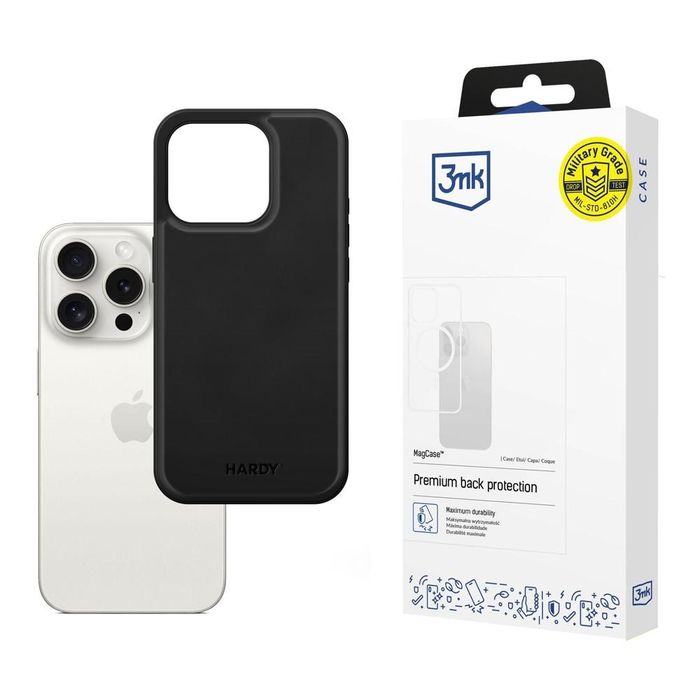 3mk Hardy Apple Silky Leather Magcase - Apple iPhone 15 Pro