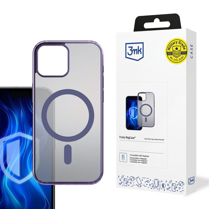 3mk Frosty Magcase Purple - Apple iPhone 13