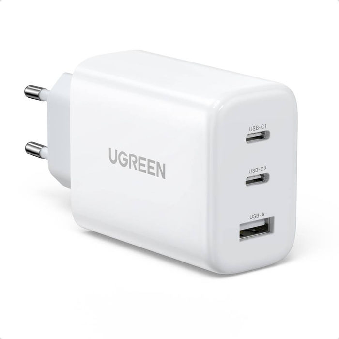 Ugreen CD275 Universal Branco AC Carregamento rápido Interior