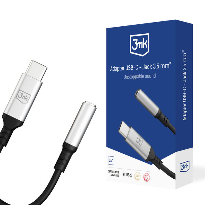 3mk Adapter Usb-c - Jack 3,5 mm