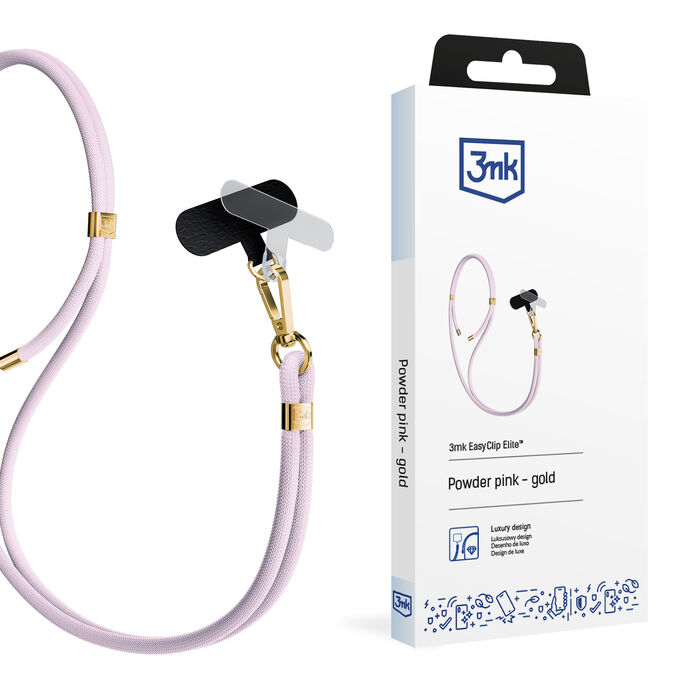 3mk Easyclip Elite -  Powder Pink (gold)
